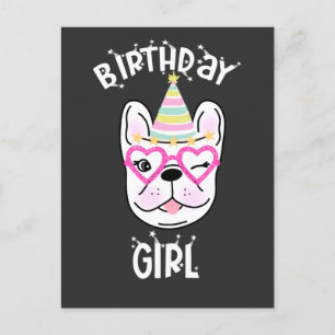 Cartão Postal Tema Francês da Festa de aniversário Francesa