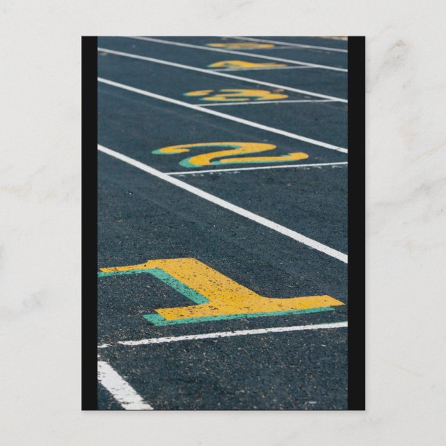 Cartão Postal temas de atletismo (Frente)