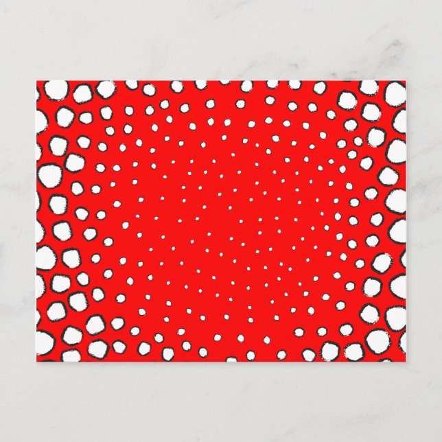 Cartão Postal temerária vermelha (Frente)