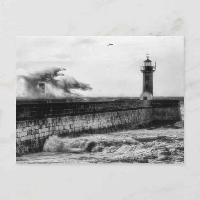 Cartão Postal Tempestade... (Frente)