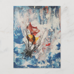 Cartão Postal Tempestade -Abstrato por Gene Foltuz Mini Impressã