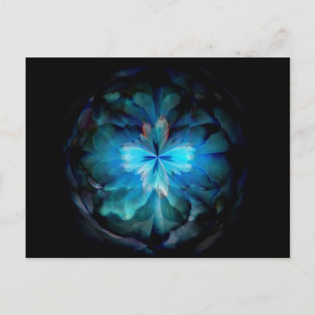 Cartão Postal Tempestade (Azul) (Frente)