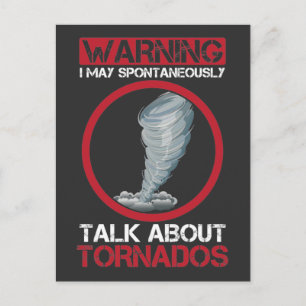 Cartão Postal Tempestade Chaser ciclone furacão Hunter Weather