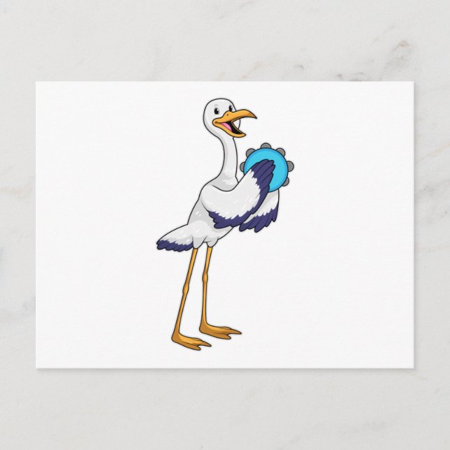 Cartão Postal Tempestade como músico com Tambourine (Frente)