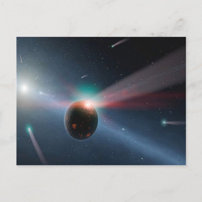 Cartão Postal Tempestade de Cometa (Frente)