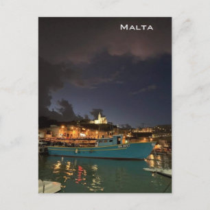 Cartão Postal Tempestade em Malta