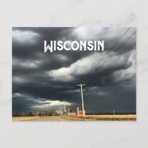 Cartão Postal Tempestade em Wisconsin nos EUA