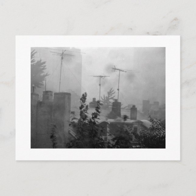 Cartão Postal Tempestade na 12, Filadélfia. (Frente)