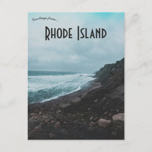 Cartão Postal Tempestade na Ilha Rhode