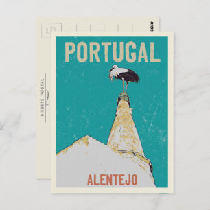Cartão Postal Tempestade no Alentejo Portugal