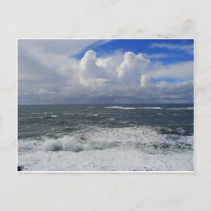 Cartão Postal Tempestade Oceânica