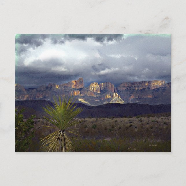 Cartão Postal Tempestades Sobre Maderas Del Carmen (Frente)