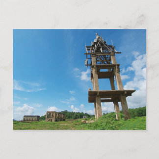 Cartão Postal Temple se afogando.