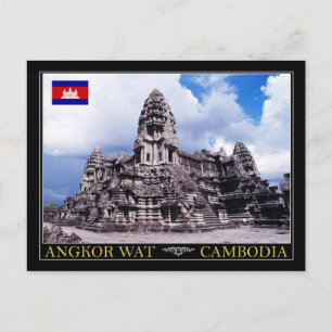 Cartão Postal Templo Angkor Wat, Camboja