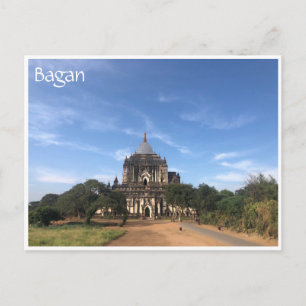 Cartão Postal templo antigo do bagan