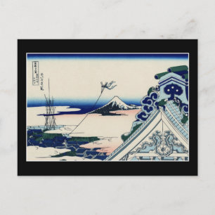 Cartão Postal Templo Asakusa Hongan-ji (por Hokusai)