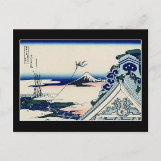 Cartão Postal Templo Asakusa Hongan-ji (por Hokusai)