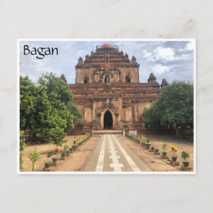 Cartão Postal templo bagan myanmar