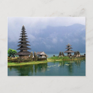 Cartão Postal templo bali indonésia