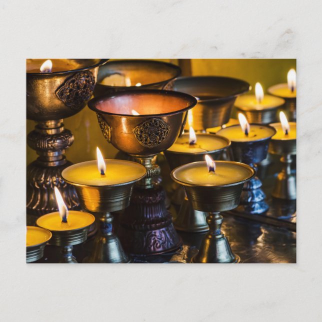 Cartão Postal Templo Budista | Mosteiro de Longwu (Frente)