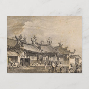 Cartão Postal Templo Chinês, Singapura