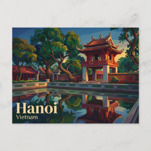 Cartão Postal Templo da Literatura Vietnam