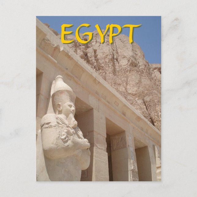 Cartão Postal Templo da Rainha Hatshepsut (Frente)