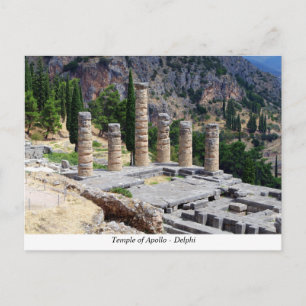 Cartão Postal Templo de Apolo - Delphi