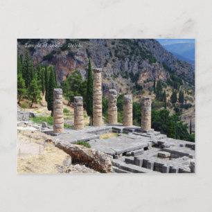 Cartão Postal Templo de Apolo - Delphi