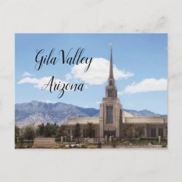 Cartão Postal Templo de Arizona de Gila Valley