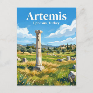 Cartão Postal Templo de Ártemis Turquia