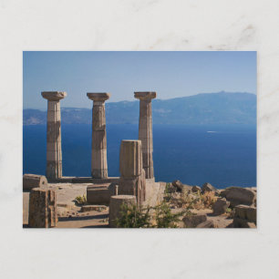 Cartão Postal Templo De Athena / ASSOS - Turquia