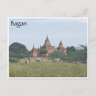 Cartão Postal templo de bagan