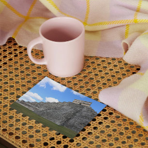 Cartão Postal Templo de Chichen Itza, do Vista Sudoeste de Kukul