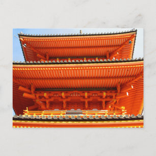 Cartão Postal Templo de Kiyomizu-dera, Quioto, Japão