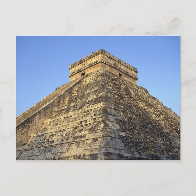 Cartão Postal Templo de Kukulcan ou Castelo) em (Frente)
