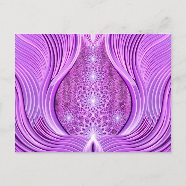 Cartão Postal Templo de Luz Violeta (Frente)