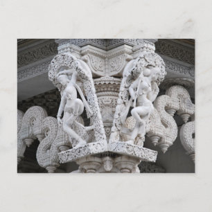 Cartão Postal Templo de Neasden - Baps Shri Swaminarayan Mandir