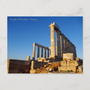 Cartão Postal Templo de Poseidon - Sounio
