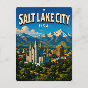 Cartão Postal Templo de Salt Lake City
