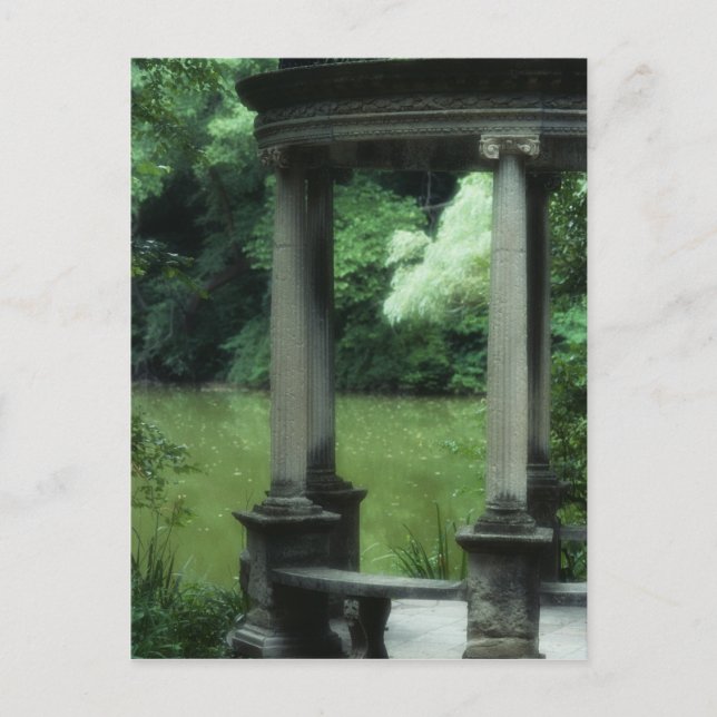 Cartão Postal Templo do Amor no Velho Jardim Westbury (Frente)