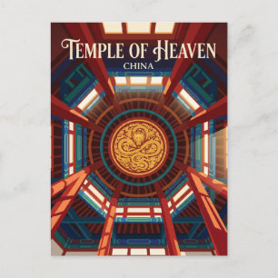 Cartão Postal Templo do Céu Salão de Oração para Boas Colheitas