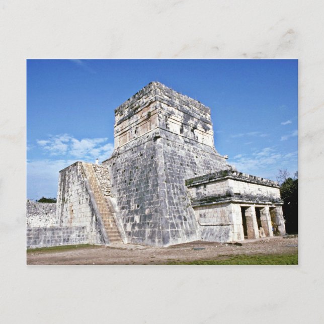 Cartão Postal Templo Dos Jaguares, Chichen Itza (Frente)