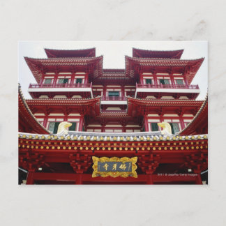 Cartão Postal Templo e Museu do Bêmico de Buda em Singapura