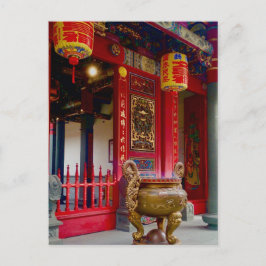 Cartão Postal Templo em Yilan, Taiwan