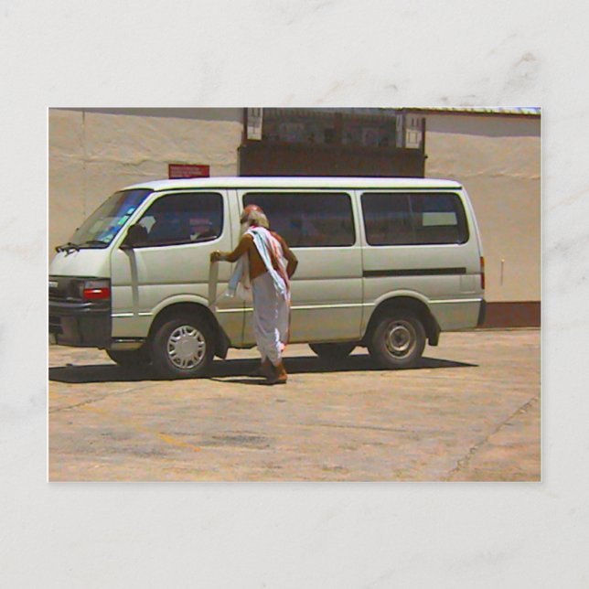 Cartão Postal Templo Hindu, conheça o guru (Frente)