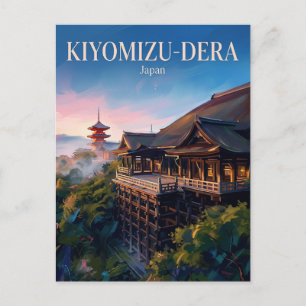 Cartão Postal Templo Kiyomizu-dera Japão
