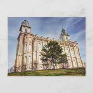 Cartão Postal Templo Manti LDS