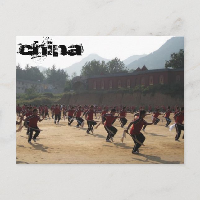 Cartão Postal Templo Shaolin (Frente)