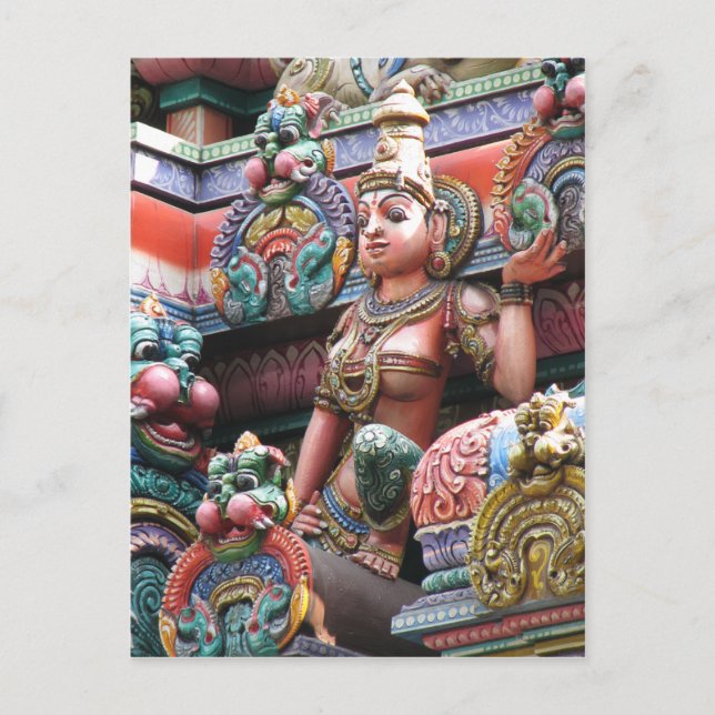 Cartão Postal Templo Sri Mahamariamman (Frente)